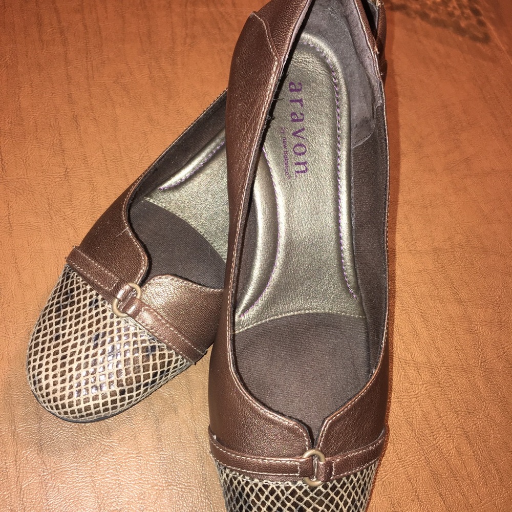 Brown heels